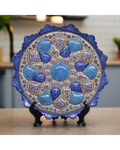 Handmade Iranian Glazed Copper Art 1 - premium quality product. - فن نحاسي إيراني مزجج يدويًا 1 - منتج عالي الجودة.