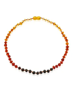 Babyjem Amber Necklace - Rainbow