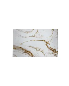 Nova Home Eco Marble Bath Rug Set - Cotton/Viscose - 2 Pcs - Gold available at The Scout - Amman, Jordan