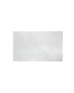 Nova Home Verona Bath Rug - 100% Cotton - Offwhite (Available In Sizes) available at The Scout - Amman, Jordan