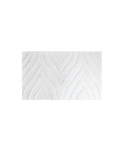 Nova Home Sino Bath Rug - 100% Cotton - Offwhite (Available In Sizes)