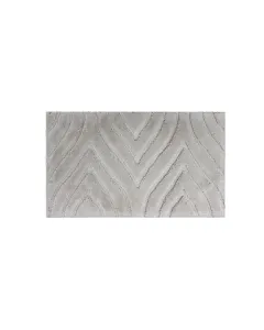 Nova Home Sino Bath Rug - 100% Cotton - Beige (Available In Sizes) available at The Scout - Amman, Jordan