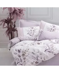 Nova Home "Nadia" Duvet Cover Set - 100% Cotton - Mauve  (Available in Sizes) available at The Scout - Amman, Jordan