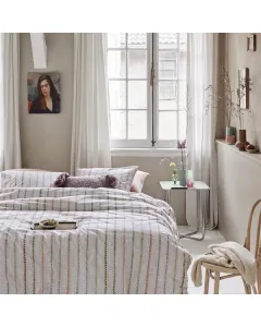 Bedding House Lines Duvet Cover Set - 100% Cotton - Queen - 3 Pcs -  Offwhite available at The Scout - Amman, Jordan