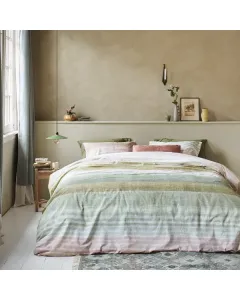 Bedding House Tone Duvet Cover Set - 100% Cotton - Green available at The Scout - Amman, Jordan