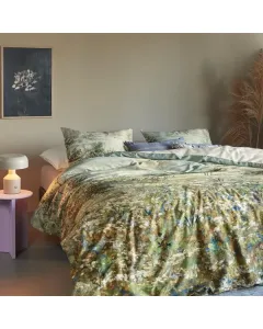Bedding House "Prado" Duvet Cover Set - 100% Cotton Satin - 200 Thread - King/Super King - 3 Pcs - Multicolor available at The Scout - Amman, Jordan