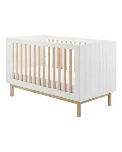 Pinio Miloo Baby's Bed - Growing Bed With Mattress - 70x140 - White available at The Scout - Amman, Jordan