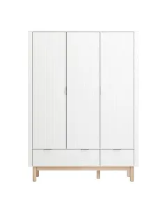 Pinio Miloo 3-Door Baby Room Wardrobe - White available at The Scout - Amman, Jordan