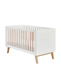 Pinio Swing Baby's Bed - Growing Bed With Mattress - 70x140 - White available at The Scout - Amman, Jordan