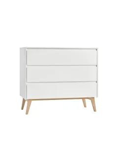 Pinio Swing Chest Of Drawers - 3 Drawers with Changing Table - White available at The Scout - Amman, Jordan