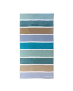 Pierre Cardin Martina Beach Towel - 100% Cotton - 90x170 Cm - Aqua available at The Scout - Amman, Jordan