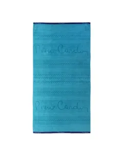 Pierre Cardin Zak Beach Towel - 100% Cotton - 90x170 Cm - Aqua available at The Scout - Amman, Jordan