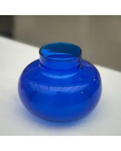 Recycled Colored Vase - Medium - Blue available at The Scout - Amman