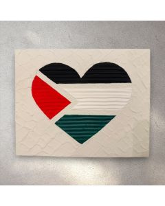 Palestinian Resilience Canvas 25cm x 30cm (Handmade Artwork)