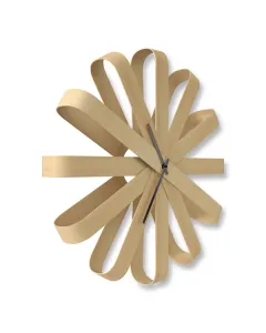 Umbra Ribbonwood Wall Clock - Natural available at The Scout - Amman, Jordan