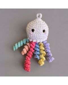 Fluffy Crochet Jellyfish Plushy