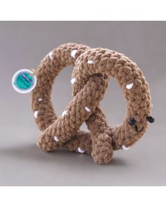 Fluffy Crochet Pretzel Plushy