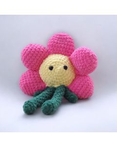 Fluffy Crochet Flower Plushy