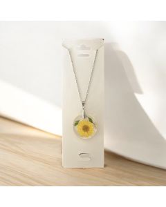 Flower Resin Pendant