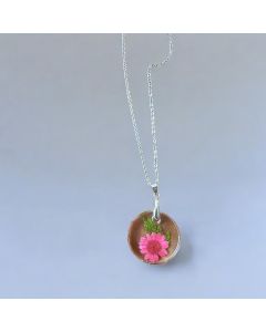 Flower Resin Pendant