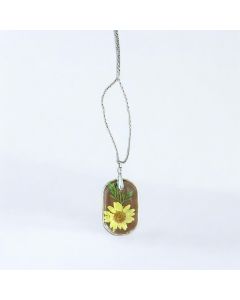 Flower Resin Pendant