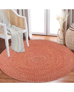 Nova Home Nexa Hand Woven Rug - 100% Cotton - Orange (Available in sizes) available at The Scout - Amman, Jordan