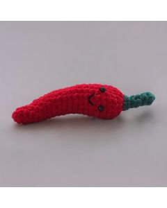 Fluffy Crochet Twin Chilli Plushy