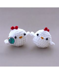 Fluffy Crochet Twin Chicks Plushy available at The Scout - Amman