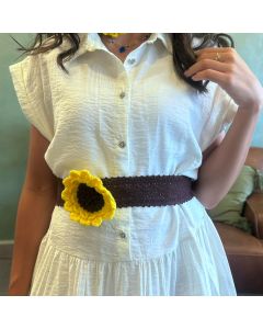 Sunflower Necklace + Belt