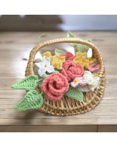 Crochet Flower Basket