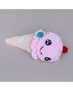 Fluffy Crochet Ice-cream Plushy