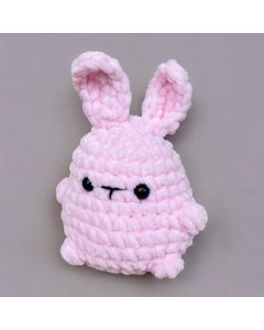 Fluffy Crochet Mini-Rabbit Plushy