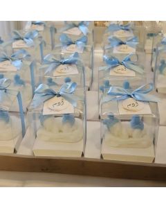 Personalized New Baby Candle Wrapped in a Custom Box