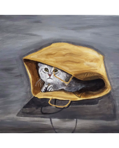 Painting of "The Cat"