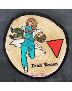 Coaster of "Iron Woman"