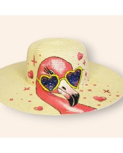 Flamingo Beach Hat