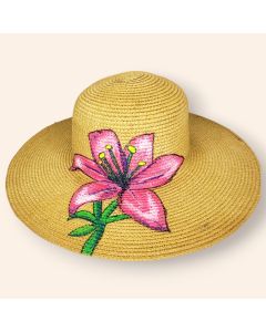 Flowers Beach Hat