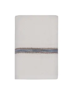 Nova Home Napa Embroidered Towel - 100% Cotton - 50x90 Cm - Ivory available at The Scout - Amman, Jordan