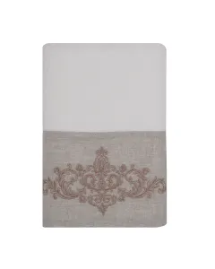 Nova Home Otto Towel - 100% Cotton - 50x90 Cm - Cream available at The Scout - Amman, Jordan