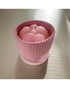 Small Pot with Flower Candle