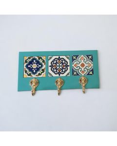 Handmade Key Holder (Turquoise)