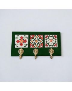 Handmade Key Holder (Green)