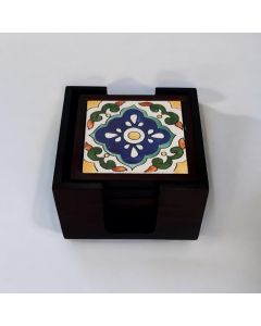 Handmade Coaster Box Set (Dark Brown)