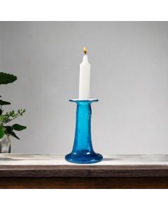 Recycled Candle Holder (Turquoise)