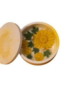 Panorama Aroma Candle Plate - 130g - Yellow