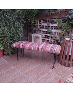 Modern Bench Teak -  Pink