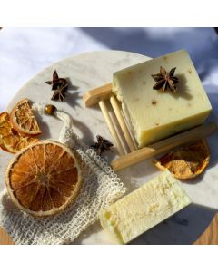 Orange Soap Bar with Citrusy Freshness