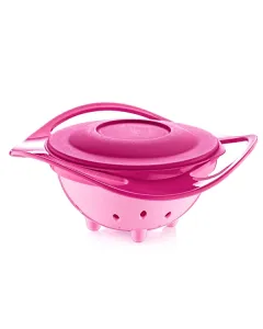 Babyjem 360-degree Swivel Design Bowl - Pink