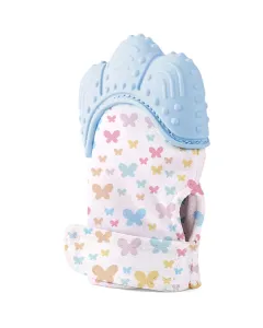 Babyjem Butterfly Baby Gloves Teether - Blue