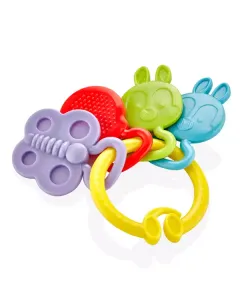 Babyjem Teether Rattle - Yellow